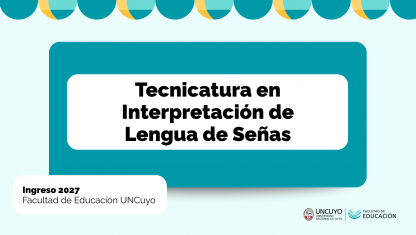 imagen  Tecnicatura en Interpretación de Lengua de Señas